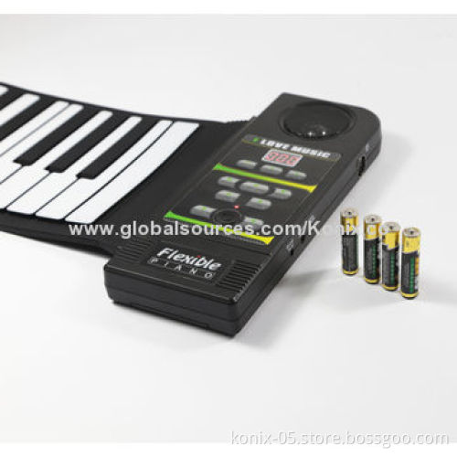 Kid's piano with silicone keyboard of musical toys